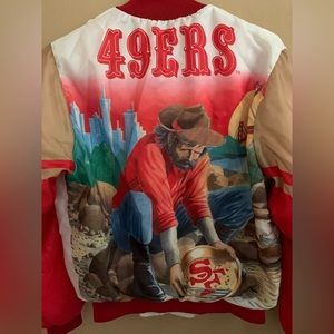 Mens Vintage San Francisco 49ers Goldrush Jacket.